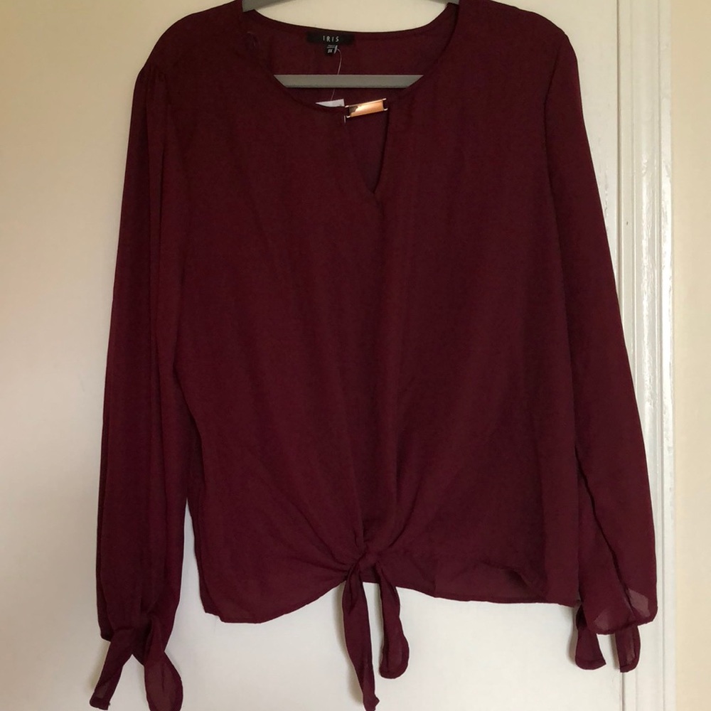 Cranberry blouse